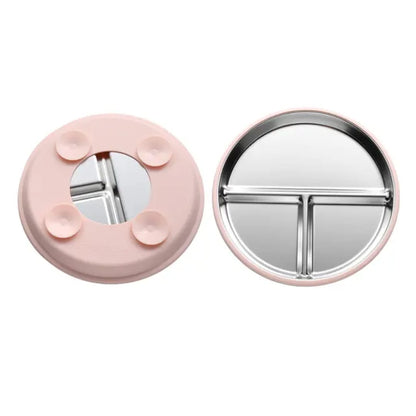 Stainless Steel Plate With Silicone Suction
